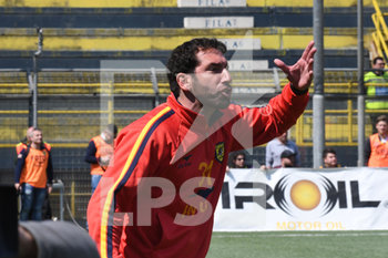 2019-04-20 - allenatore della juvestabia :fabio caserta - JIUVE STABIA VS VIBONENSE - ITALIAN SERIE C - SOCCER